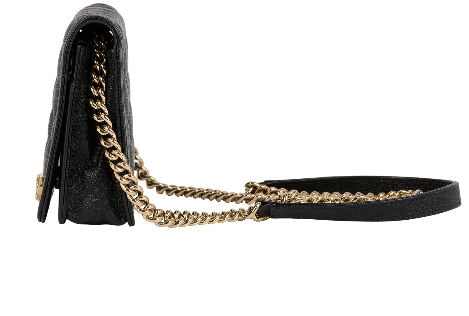 Boy WOC, &pound;1,400, Handbags, Black, Leather, Bottom view